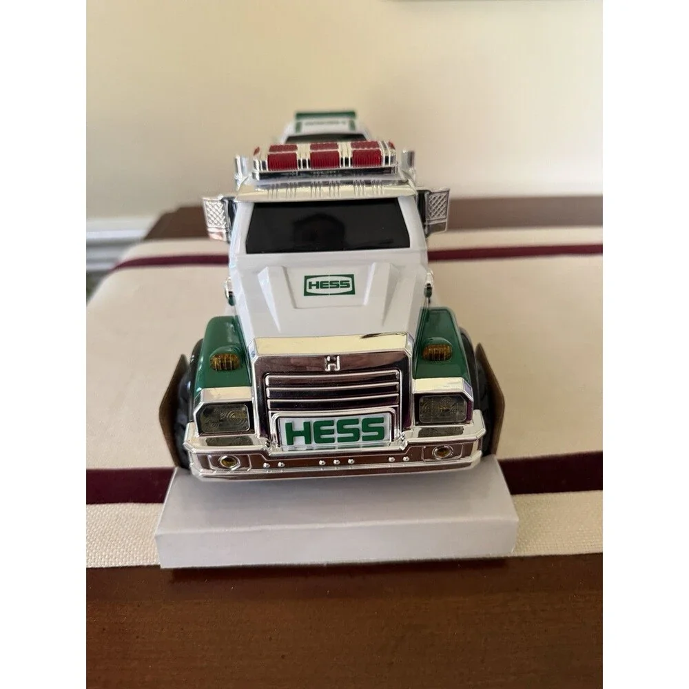 RARE VINTAGE 2011 Hess Toy Truck And Race Car New In Original Box Collectible